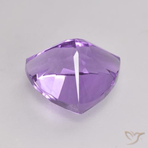 Améthyste Violet Rosâtre naturelle Trillion, 2.34 ct, VVS-VS