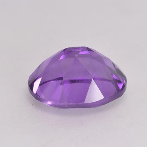 Améthyste Violet intense naturelle Coupe ovale, 1.90 ct, VVS-VS