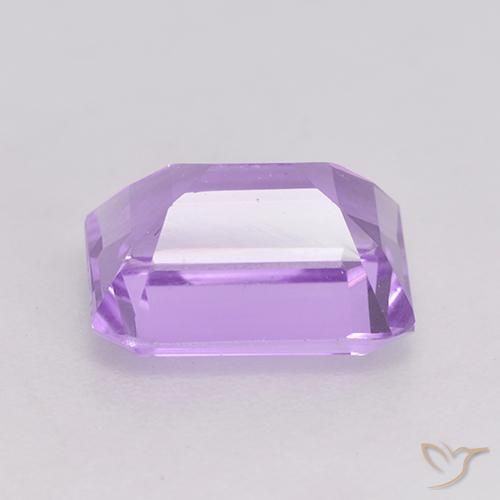 Améthyste Violet moyen naturelle Octogone / coupe Émeraude, 2.18 ct, VVS-VS