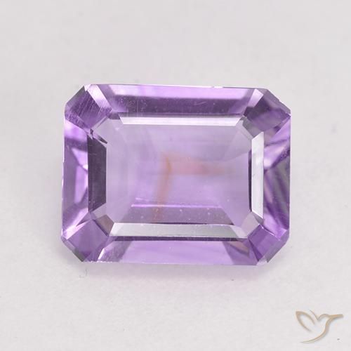 1.91ct Naturel Violet moyen Améthyste, Taille émeraude, VVS-VS