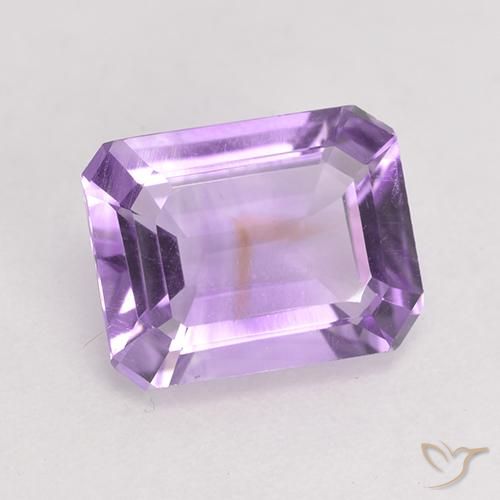 Améthyste Violet moyen naturelle Octogone / coupe Émeraude, 1.91 ct, VVS-VS