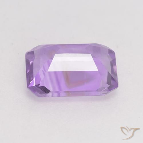 Améthyste Violet moyen naturelle Octogone / coupe Émeraude, 1.91 ct, VVS-VS