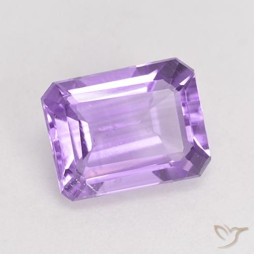 Améthyste Violet moyen naturelle Octogone / coupe Émeraude, 1.99 ct, VS
