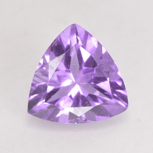 Améthyste violet naturelle trillion, 1,59 ct, VS