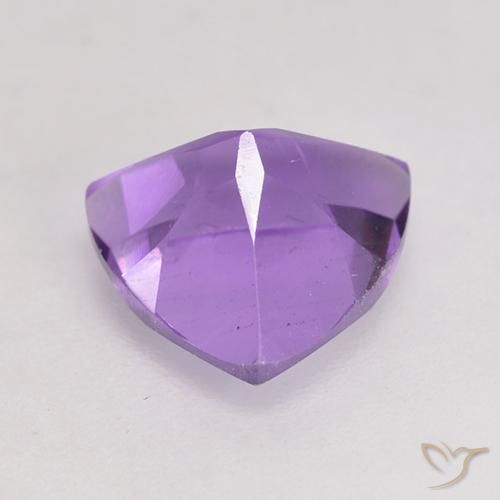 Améthyste Violet Rosâtre naturelle Trillion, 1.62 ct, VS