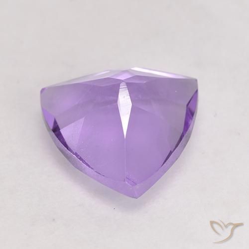 Améthyste Violet moyen naturelle Trillion, 1.51 ct, VS