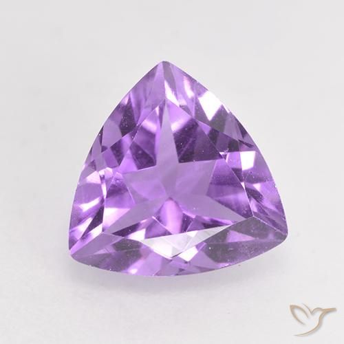 1.52ct Naturel Violet moyen Améthyste, Trillion, VS