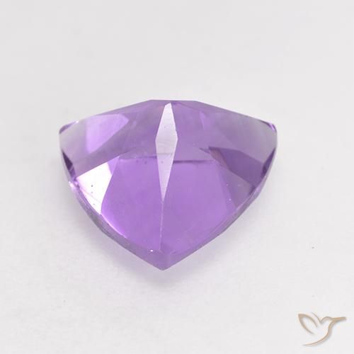 Améthyste Violet moyen naturelle Trillion, 1.52 ct, VS