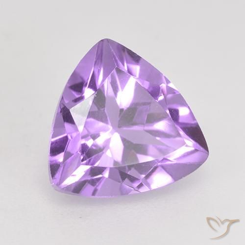 Améthyste Violet moyen naturelle Trillion, 1.92 ct, VS