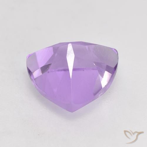 Améthyste Violet Rosâtre naturelle Trillion, 1.77 ct, VS