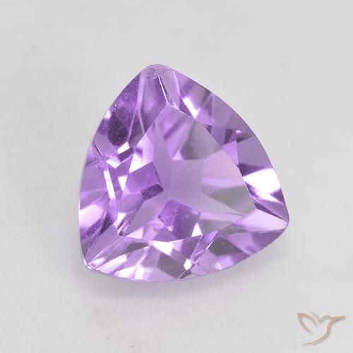 Améthyste Violet moyen naturelle Trillion, 1.59 ct, VS