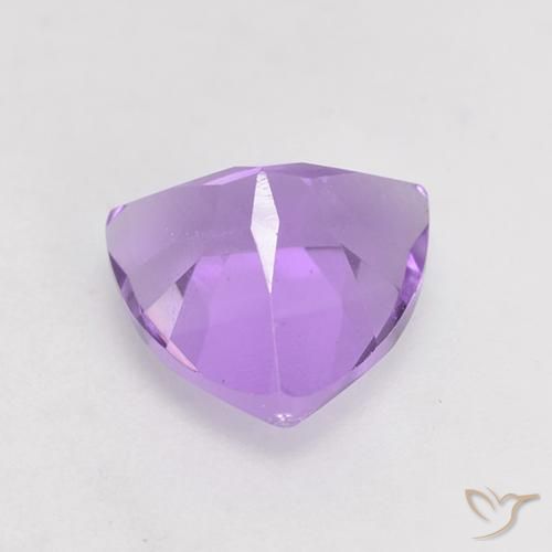 Améthyste Violet moyen naturelle Trillion, 1.59 ct, VS