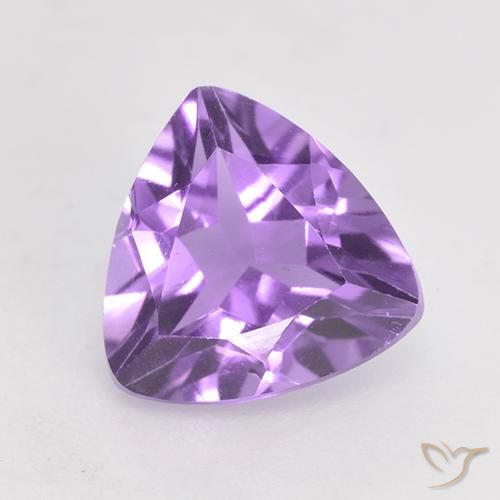1.62ct Naturel Violet Rosâtre Améthyste, Trillion, VS
