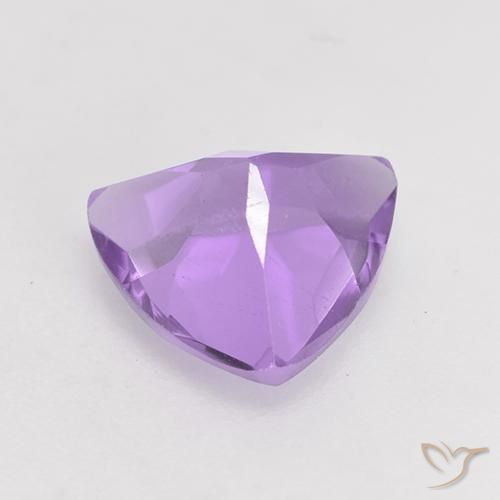 Améthyste Violet Rosâtre naturelle Trillion, 1.62 ct, VS