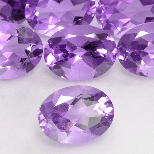 Améthyste Pourpre violacé profond naturelle ovale, 1.13 ct, VS