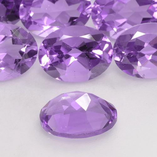 Améthyste Pourpre violacé profond naturelle ovale, 1.13 ct, VS