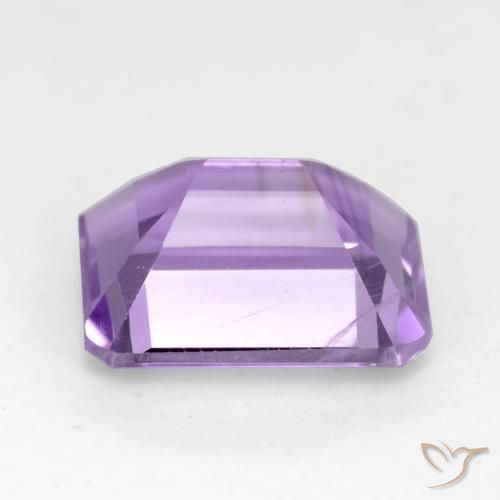 Améthyste Violet clair naturelle Octogone / coupe Émeraude, 2.09 ct, VS