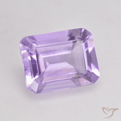Améthyste Violet clair naturelle Octogone / coupe Émeraude, 1.97 ct, VS