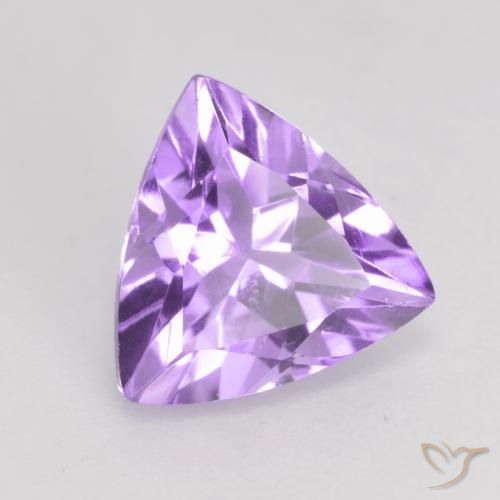 Améthyste Violet moyen naturelle Trillion, 1.60 ct, VS