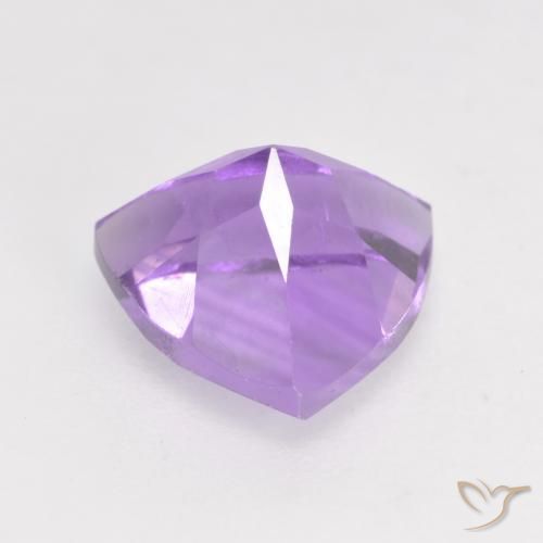 Améthyste Violet moyen naturelle Trillion, 1.63 ct, VS
