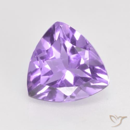 1.62ct Naturel Violet moyen Améthyste, Trillion, VVS-VS