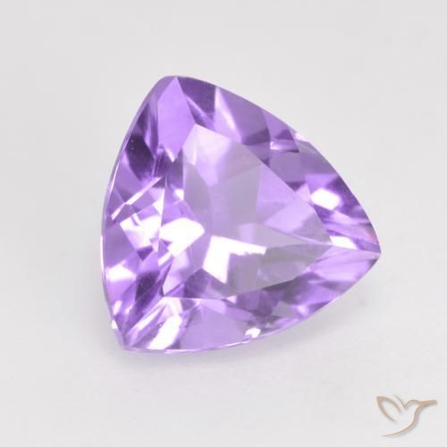 Améthyste Violet moyen naturelle Trillion, 1.62 ct, VVS-VS