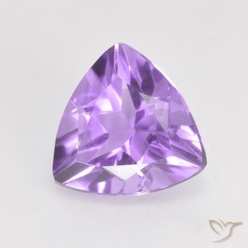 1.60ct Naturel Violet moyen Améthyste, Trillion, VVS-VS