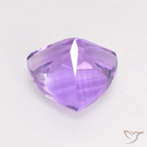 Améthyste Violet moyen naturelle Trillion, 1.60 ct, VVS-VS
