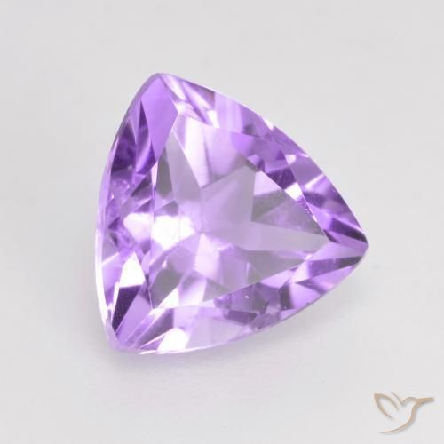 Améthyste Violet iris profond naturelle Trillion, 1.69 ct, VVS-VS