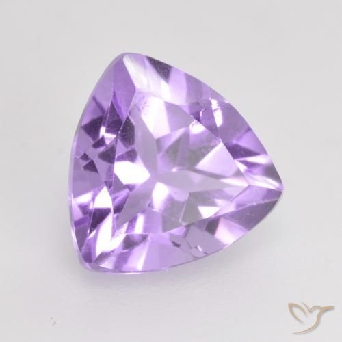 Améthyste Violet iris profond naturelle Trillion, 1.86 ct, VVS-VS