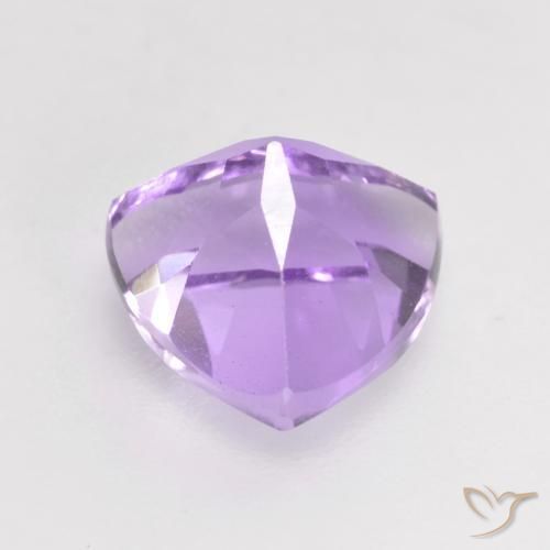 Améthyste Violet iris profond naturelle Trillion, 1.86 ct, VVS-VS