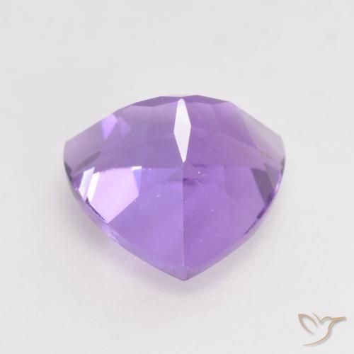 Améthyste Violet moyen naturelle Trillion, 1.86 ct, VS