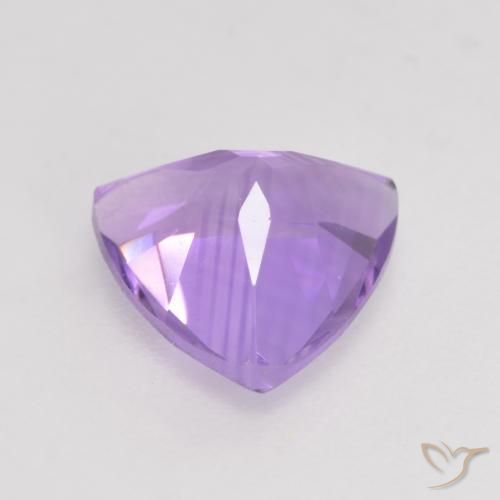 Améthyste Violet moyen naturelle Trillion, 1.44 ct, VS
