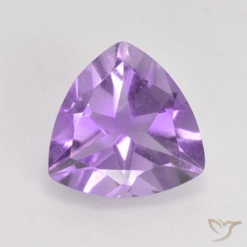 1.56ct Naturel Violet moyen Améthyste, Trillion, VS