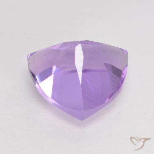 Améthyste Violet moyen naturelle Trillion, 1.65 ct, VS