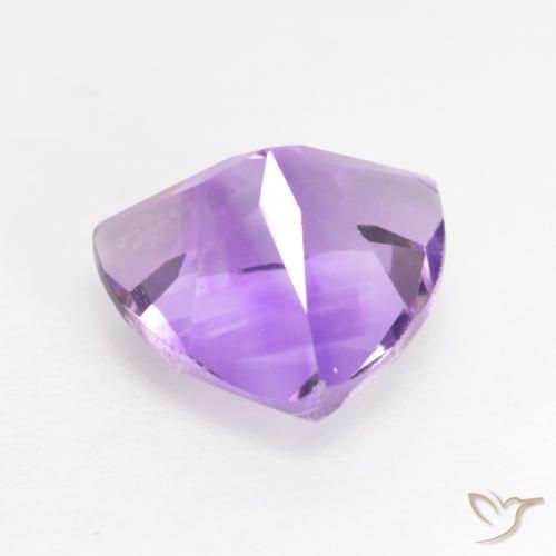 Améthyste Violet Iris naturelle Trillion, 1.67 ct, VS