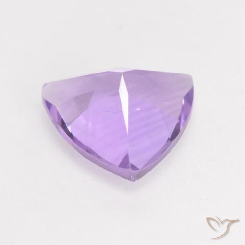 Améthyste Violet Iris naturelle Trillion, 1.35 ct, VS