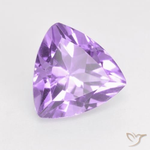 Améthyste Violet Iris naturelle Trillion, 1.66 ct, VS