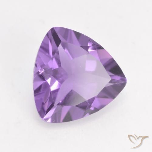 Améthyste Violet Iris naturelle Trillion, 1.44 ct, VS