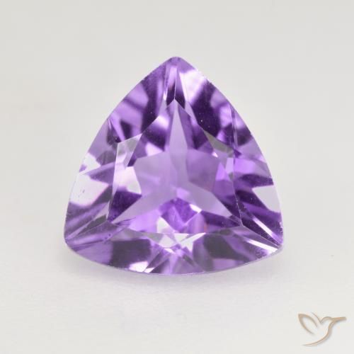 1.45ct Naturel Violet moyen Améthyste, Trillion, VS