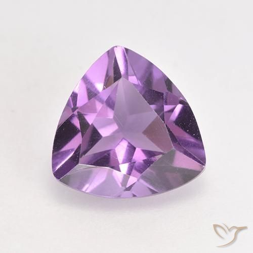 1.61ct Naturel Violet Rosâtre Améthyste, Trillion, VS