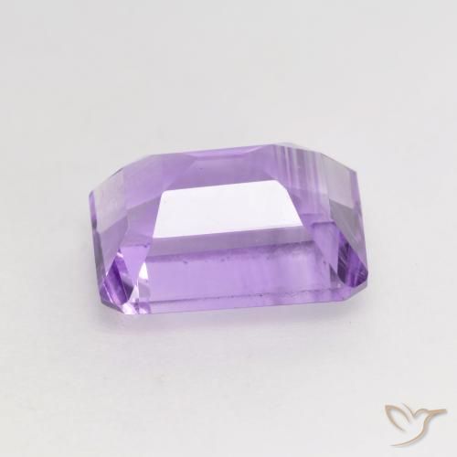 Améthyste Violet moyen naturelle Octogone / coupe Émeraude, 2.40 ct, VS