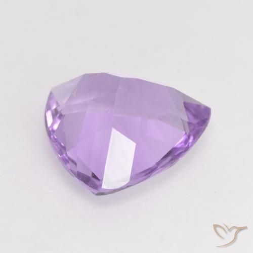 Améthyste Violet moyen naturelle Trillion, 2.58 ct, VS