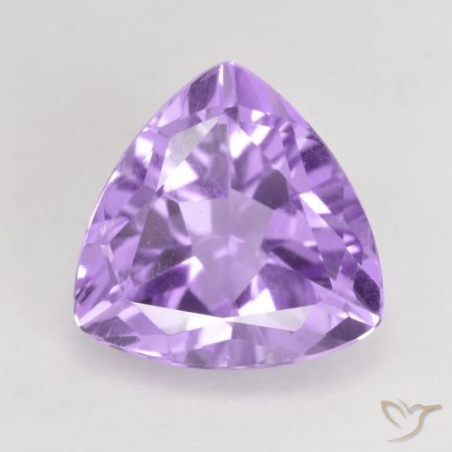 2.89ct Naturel Violet moyen Améthyste, Trillion, VVS-VS