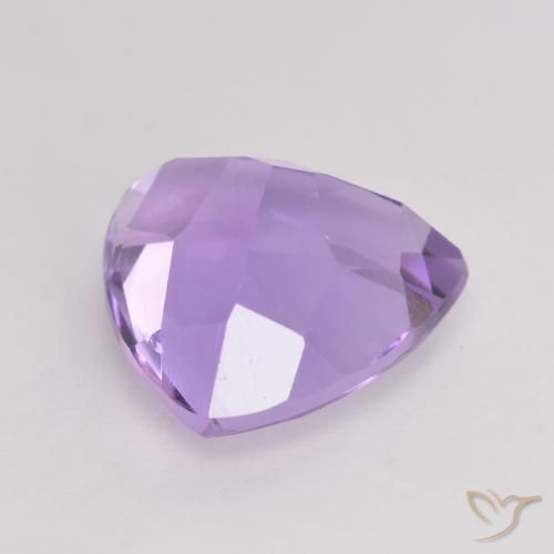 Améthyste Violet moyen naturelle Trillion, 2.89 ct, VVS-VS