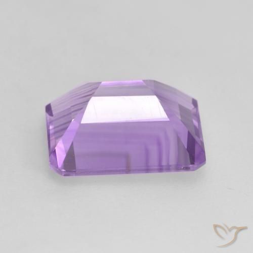 Améthyste Violet moyen naturelle Octogone / coupe Émeraude, 1.98 ct, VS