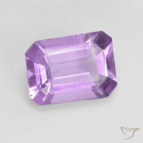 Améthyste Violet moyen naturelle Octogone / coupe Émeraude, 1.88 ct, VVS-VS