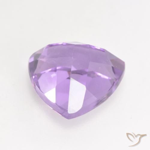 Améthyste Violet moyen naturelle Trillion, 3.07 ct, VS