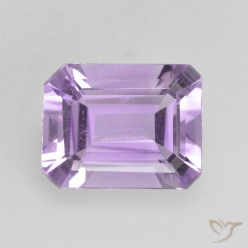 2.07ct Naturel Violet iris profond Améthyste, Taille émeraude, VVS-VS