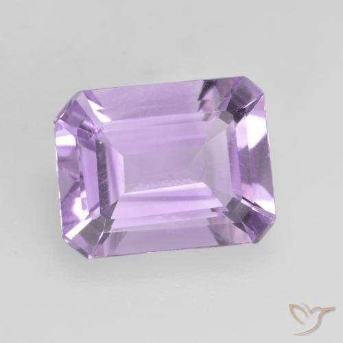 Améthyste Violet iris profond naturelle Octogone / coupe Émeraude, 2.07 ct, VVS-VS
